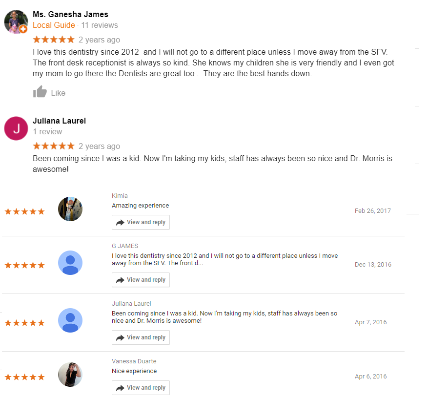 PICTURE OF MORE REVIEWS LEFT FOR OFFICE